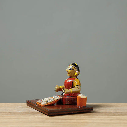 Fish Seller - Kondapalli Handcrafted Wooden Toy