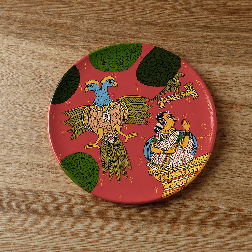 Cheriyal Wooden Plate