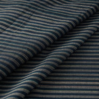 Blue Textured Prewashed Fine Cotton Handloom Fabric