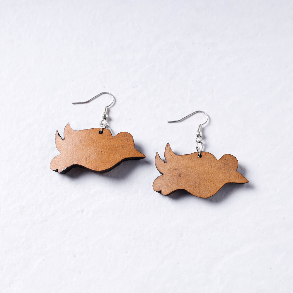 wooden earrings