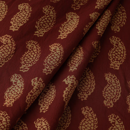 Bagh Block Printed Natural Dyed Cotton Fabric