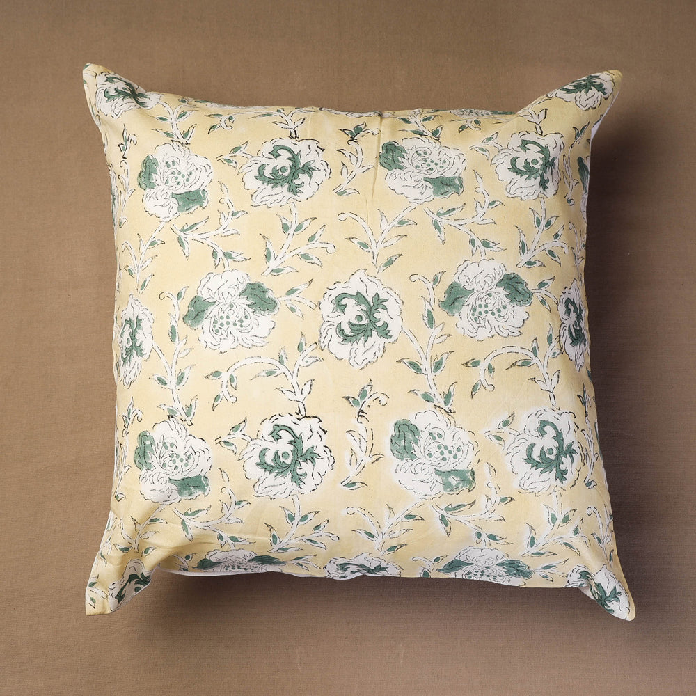 Block Printed Cushion Cover 