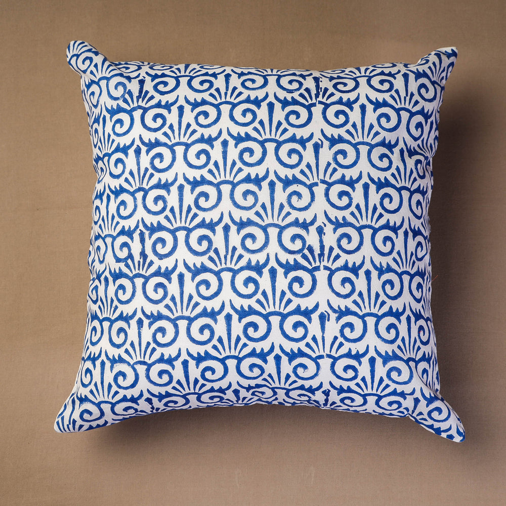 Block Printed Cushion Cover 