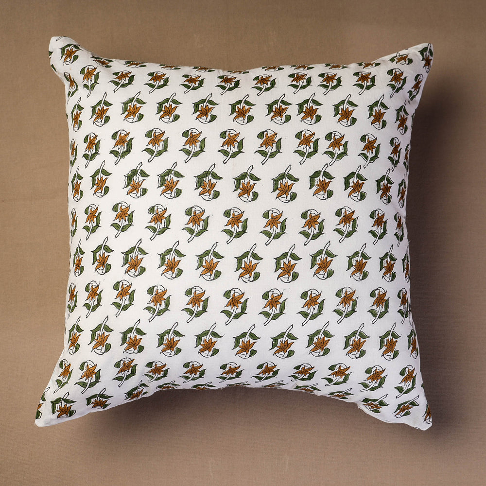 Block Printed Cushion Cover 