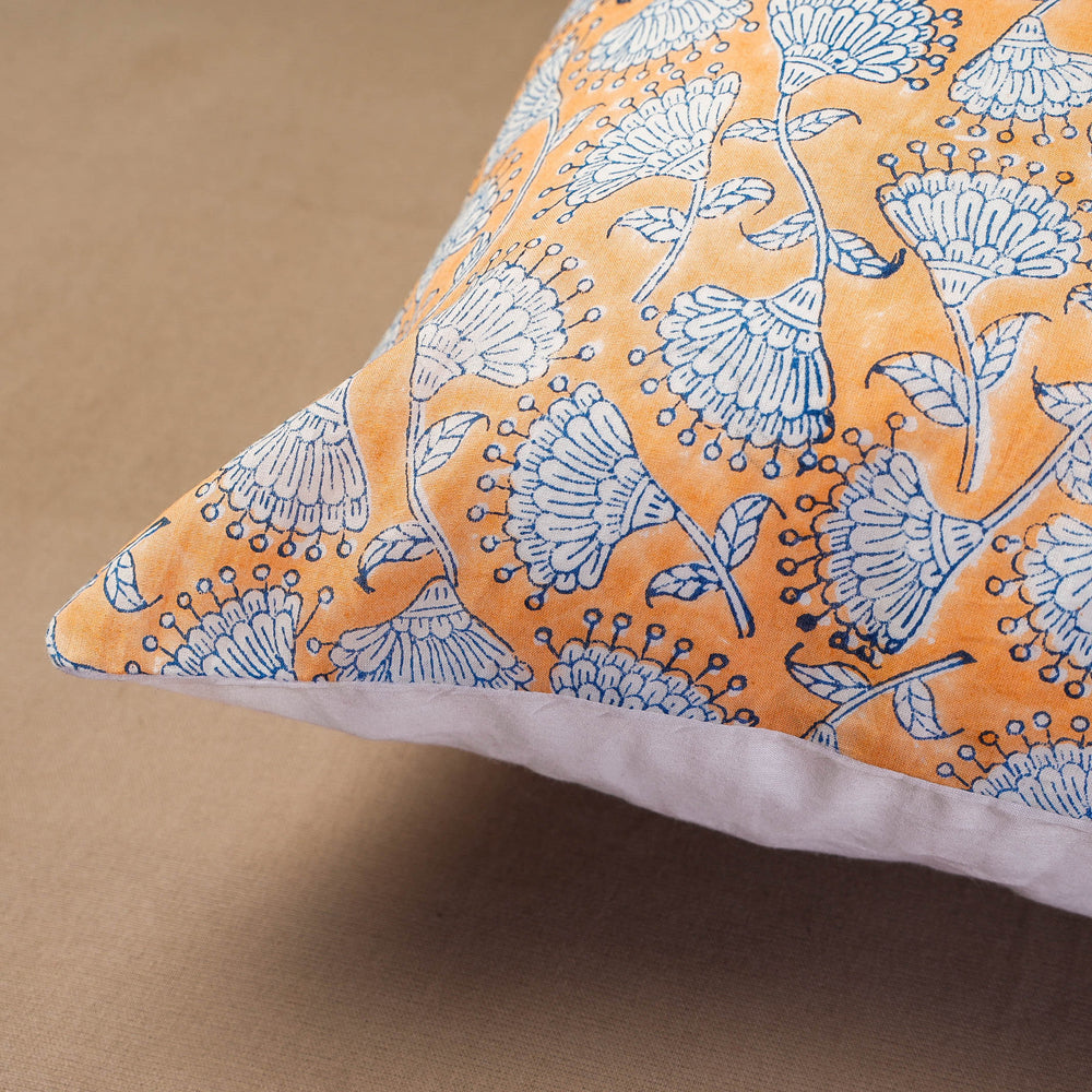 Block Printed Cushion Cover