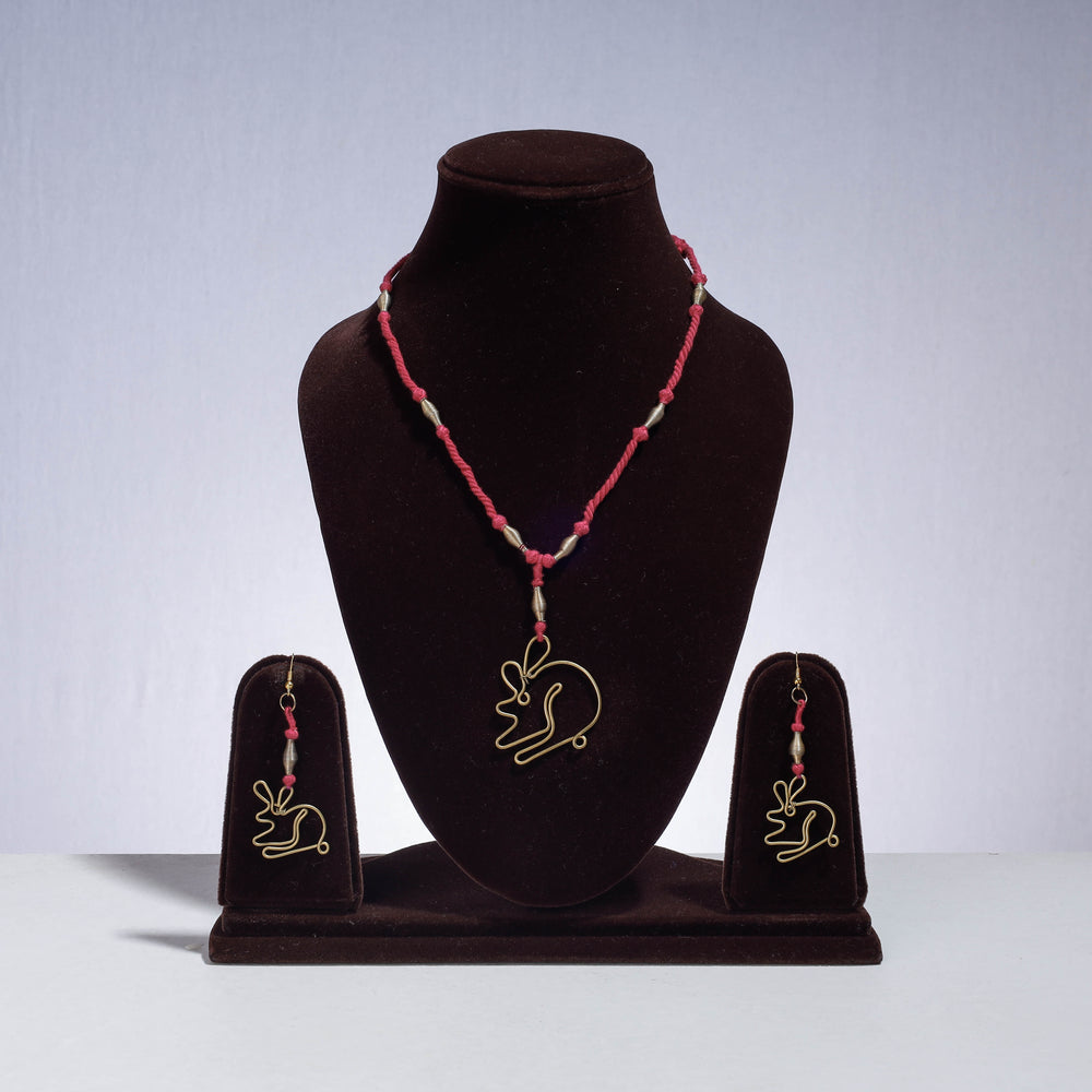 patwa thread necklace set