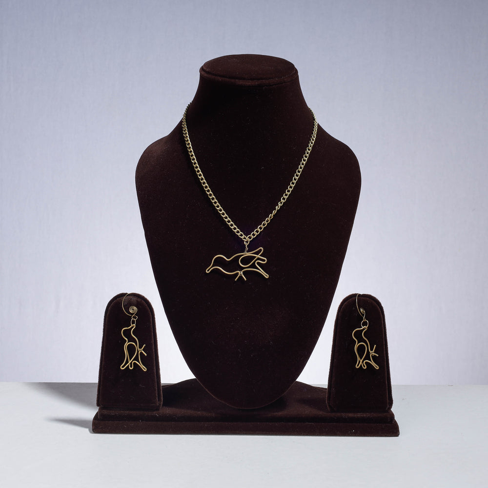 patwa thread chain necklace set