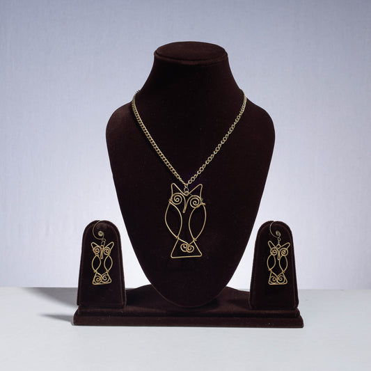 Handmade Patwa Chain Necklace Set