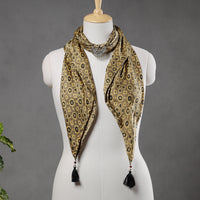 block printed scarf