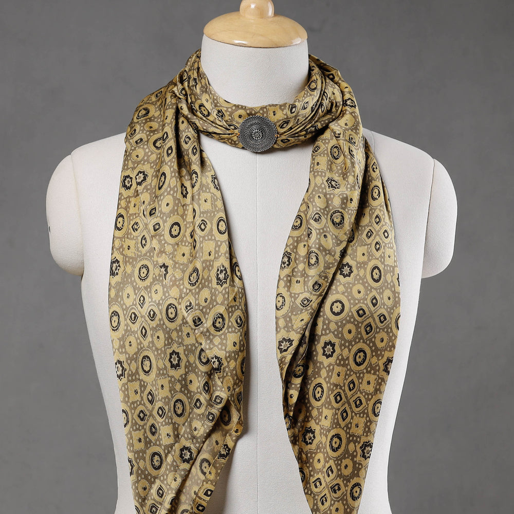 block printed scarf