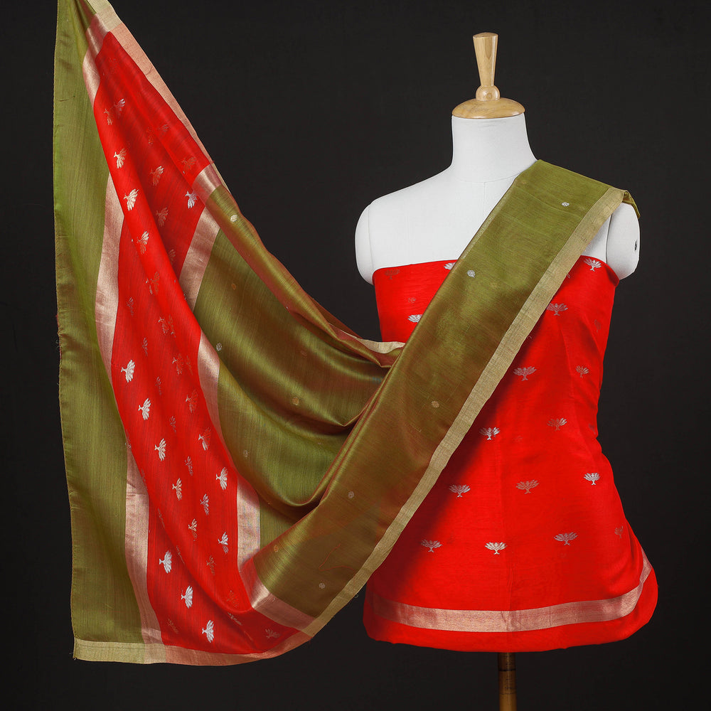 chanderi dress material