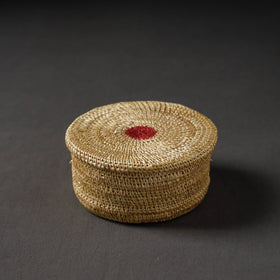  Handcrafted Golden Grass Beige Multipurpose Box (6 x 6 in)