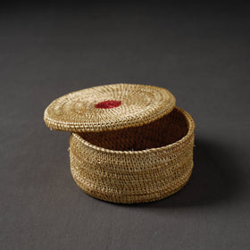  Handcrafted Golden Grass Beige Multipurpose Box (6 x 6 in)