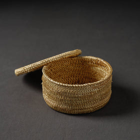 Handcrafted Golden Grass Beige Multipurpose Box (6 x 6 in)