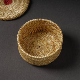  Handcrafted Golden Grass Beige Multipurpose Box (6 x 6 in)
