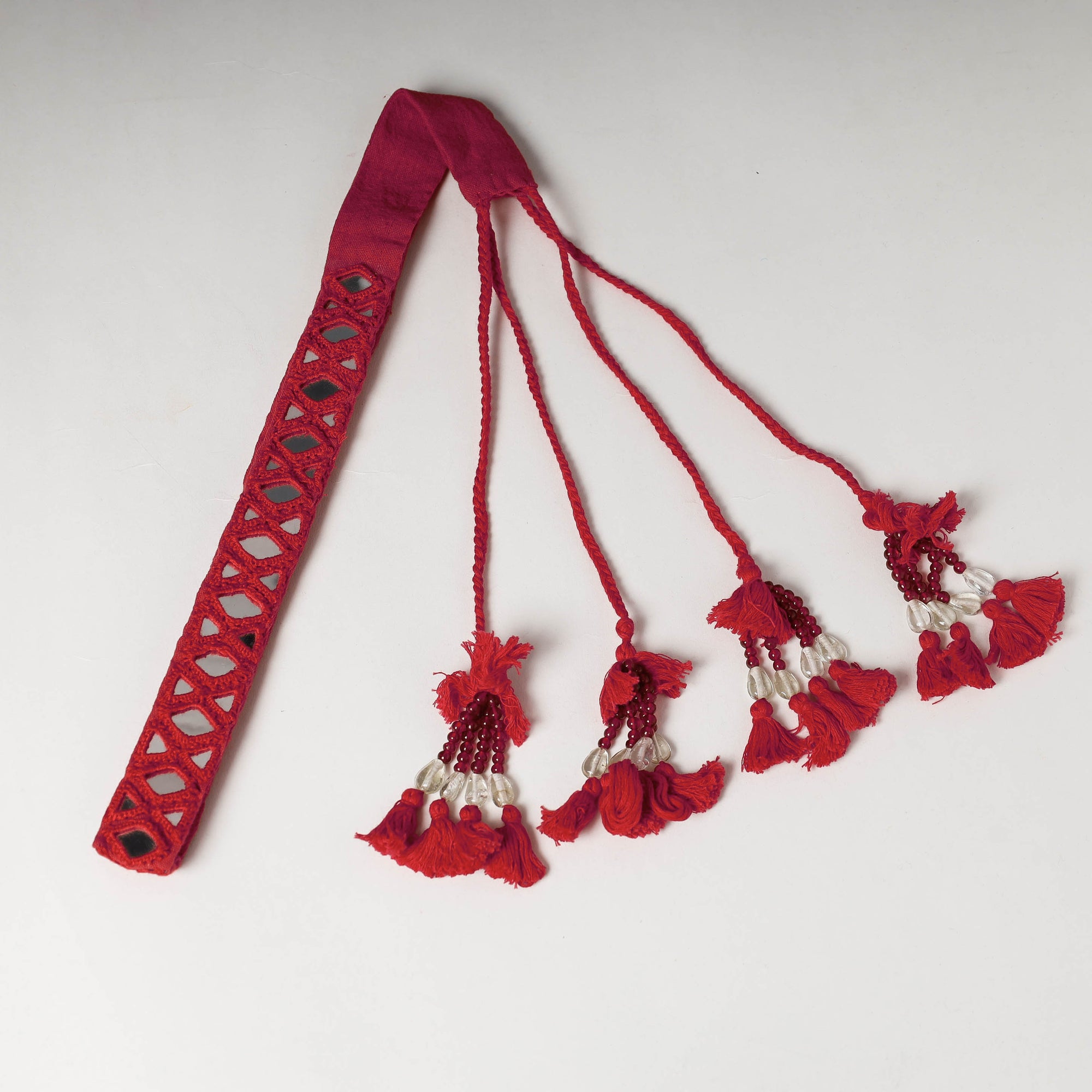  Kutch Embroidery Mirror Work Fabric Belt 