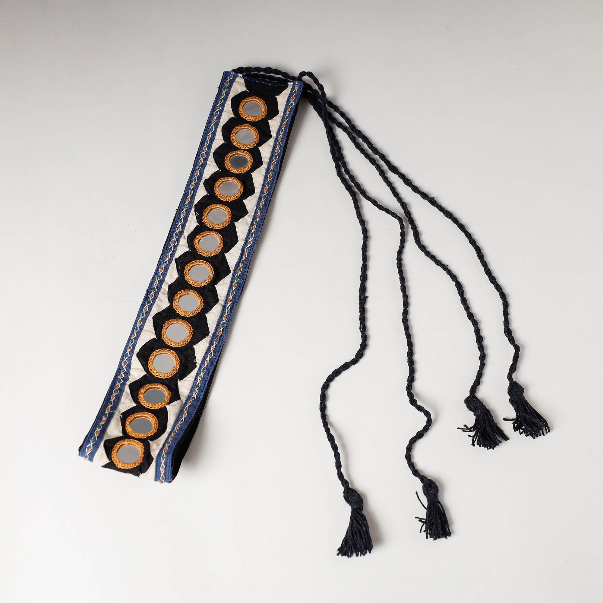  Mirror Work Lambani Embroidery Dori Waist Belt / Kamarbandh 