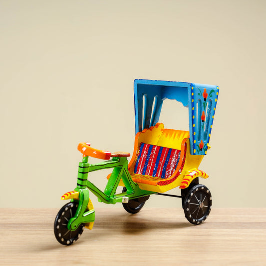 Rickshaw - Handpainted Wooden Toy