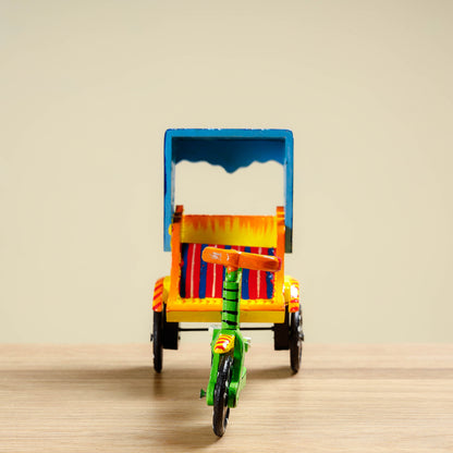 Rickshaw - Handpainted Wooden Toy