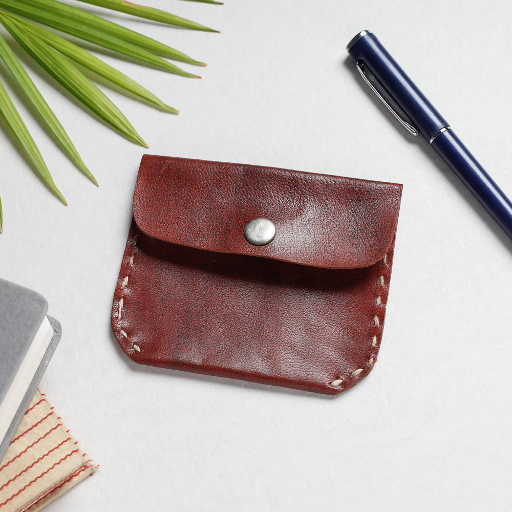 Handcrafted Kutch Leather Small Card Holder 