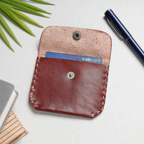  Handcrafted Kutch Leather Small Card Holder 