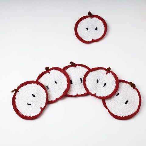  Set of 6 - Crochet Coasters by Purnima 