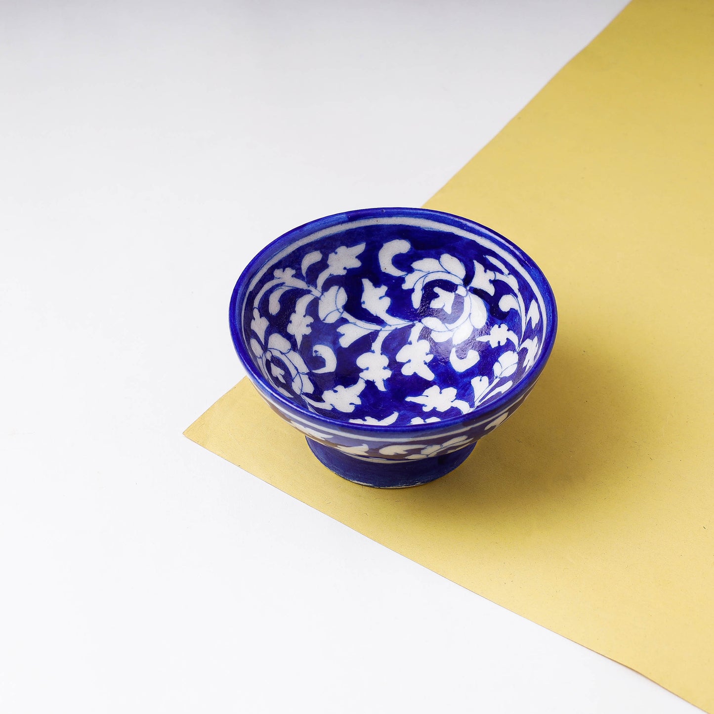 Original Blue Pottery Ceramic Bowl