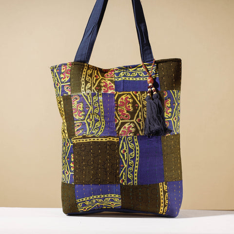 patchwork shoulder bag