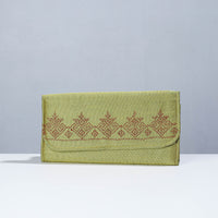 embroidery clutch