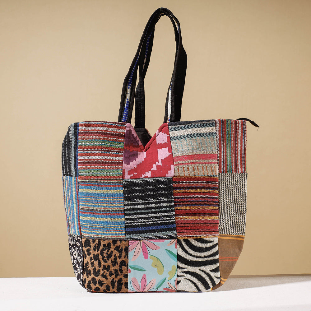 Multicolor - Marudhara Woven Patchwork Hand Bag