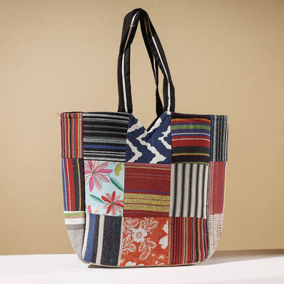 Marudhara Woven Patchwork Hand Bag
