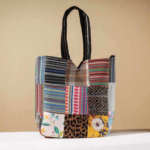 patchwork hand bag