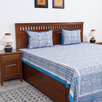 sanganeri double bed cover set