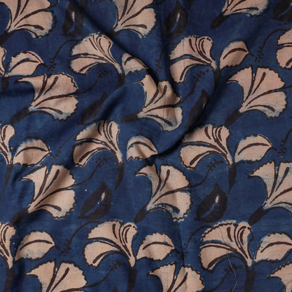 Blue - Bindaas Block Printing Natural Dyed Cotton Precut Fabric