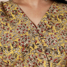  Kalamkari Block Printing Cotton Flared Dress 