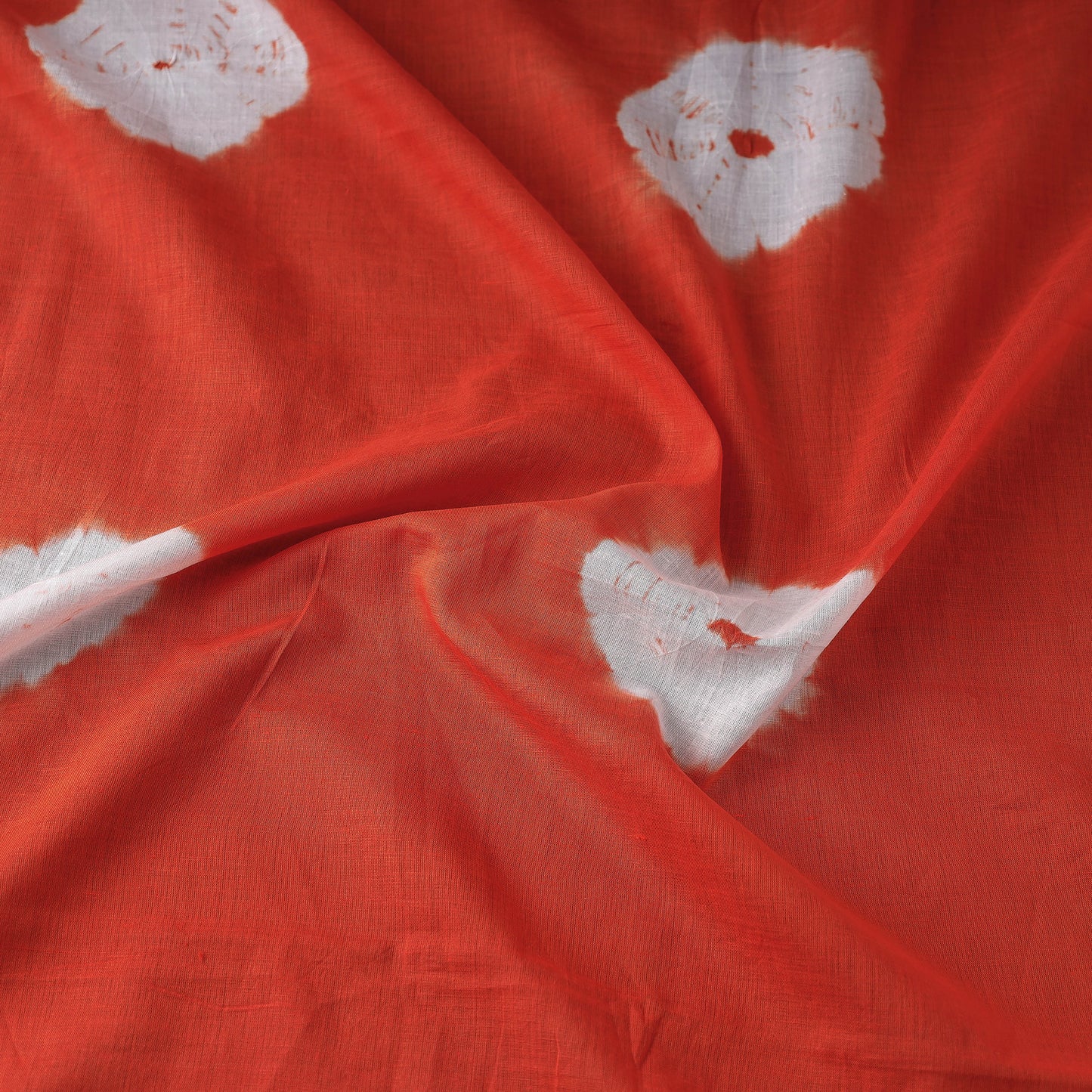 Orange - Shibori Tie-Dye Soft Cotton Fabric