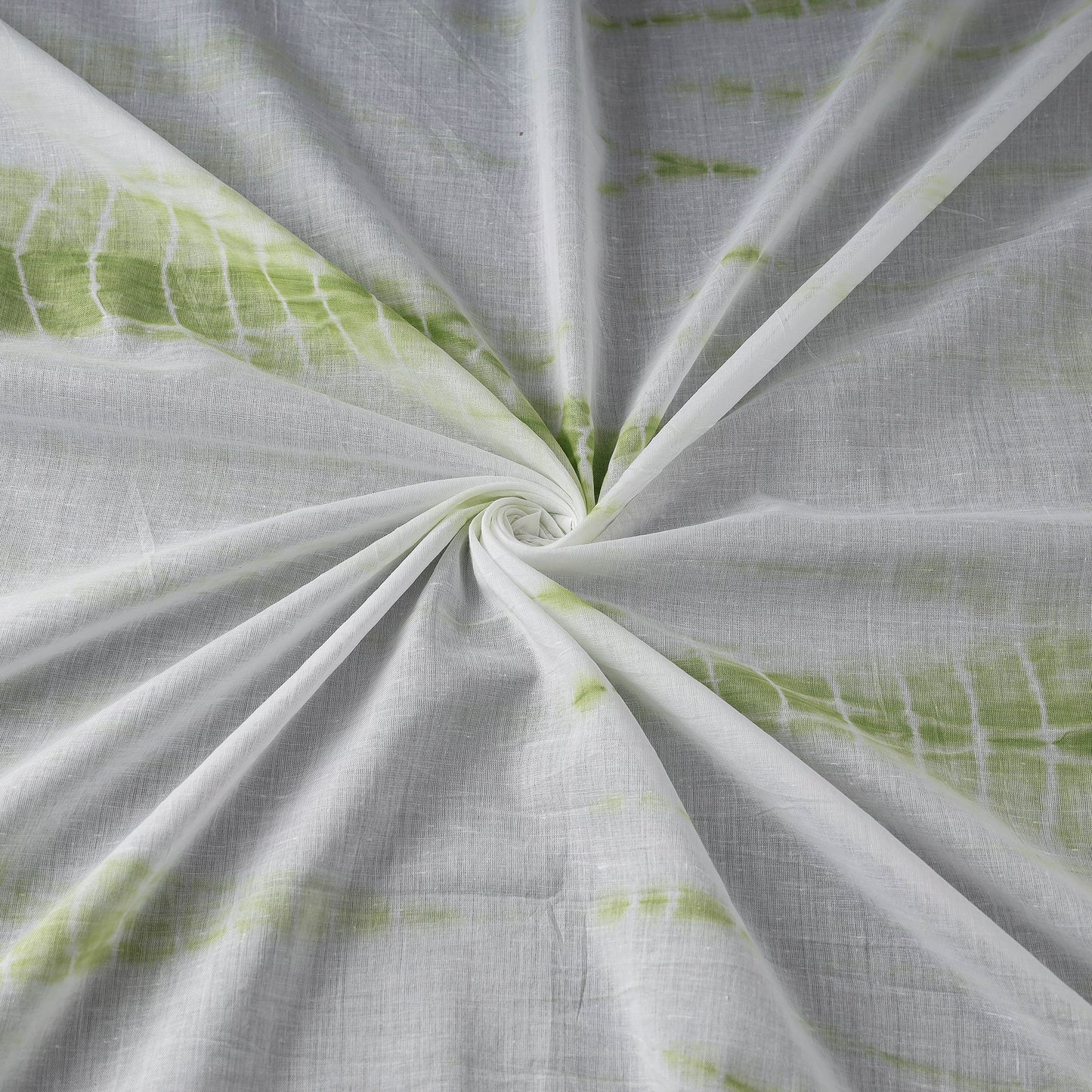 Green - Shibori Tie-Dye Soft Cotton Fabric