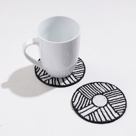  Handmade Hapur Bead Work Coasters 