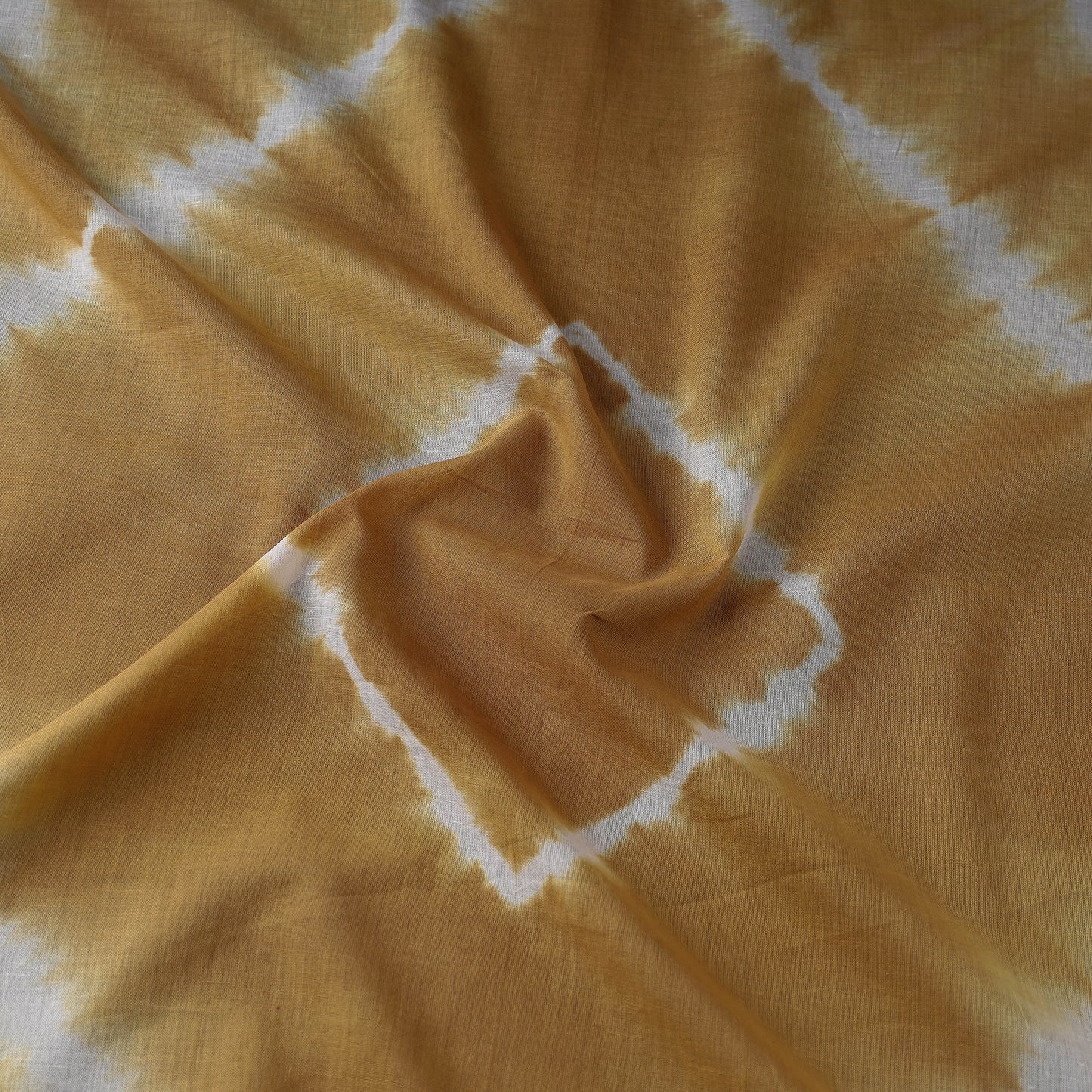 Brown - Shibori Tie-Dye Soft Cotton Fabric