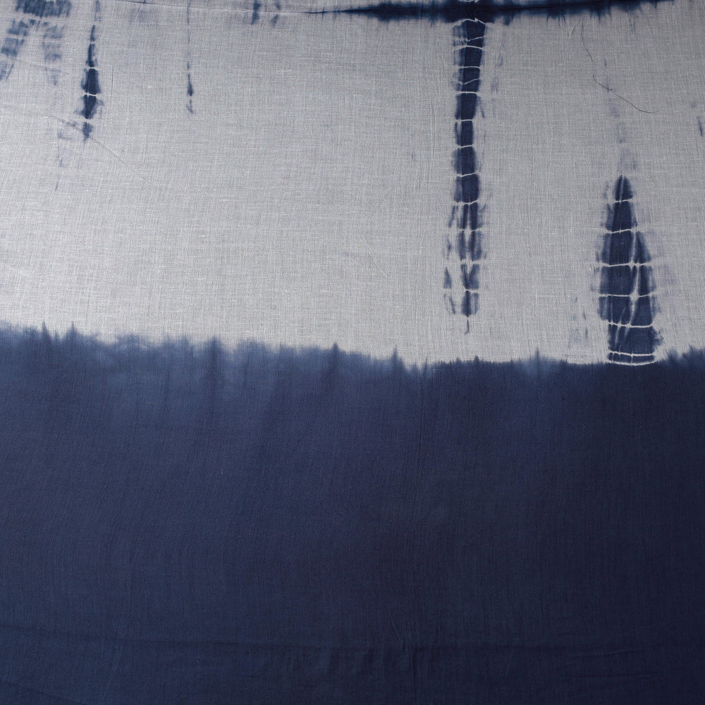 Blue - Shibori Tie-Dye Mul Cotton Fabric