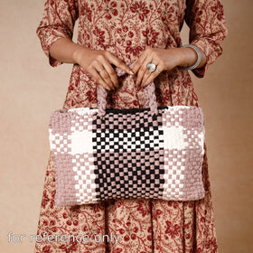  Handwoven Upcycled Cotton Laptop Bag 