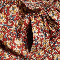 Red - Kalamkari Block Printing Cotton Unisex Boxer/Shorts