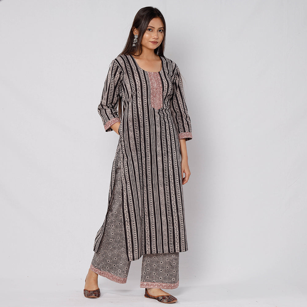 Bagh Kurta with Palazzo & Dupatta Set