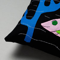 Applique Work Cushion Cover