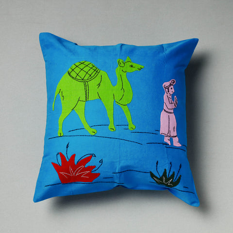 Applique Work Cushion Cover