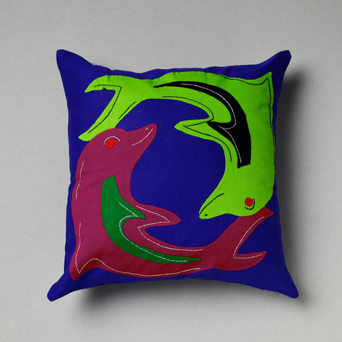 Applique Work Cushion Cover