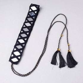  Mirror & Seashell Work Kutch Embroidery Dori Waist Belt / Kamarbandh 