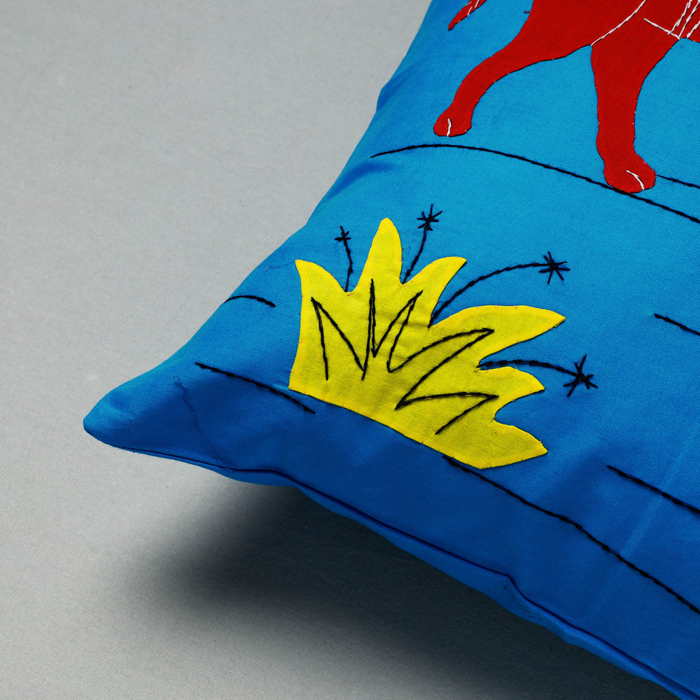 Applique Work Cushion Cover