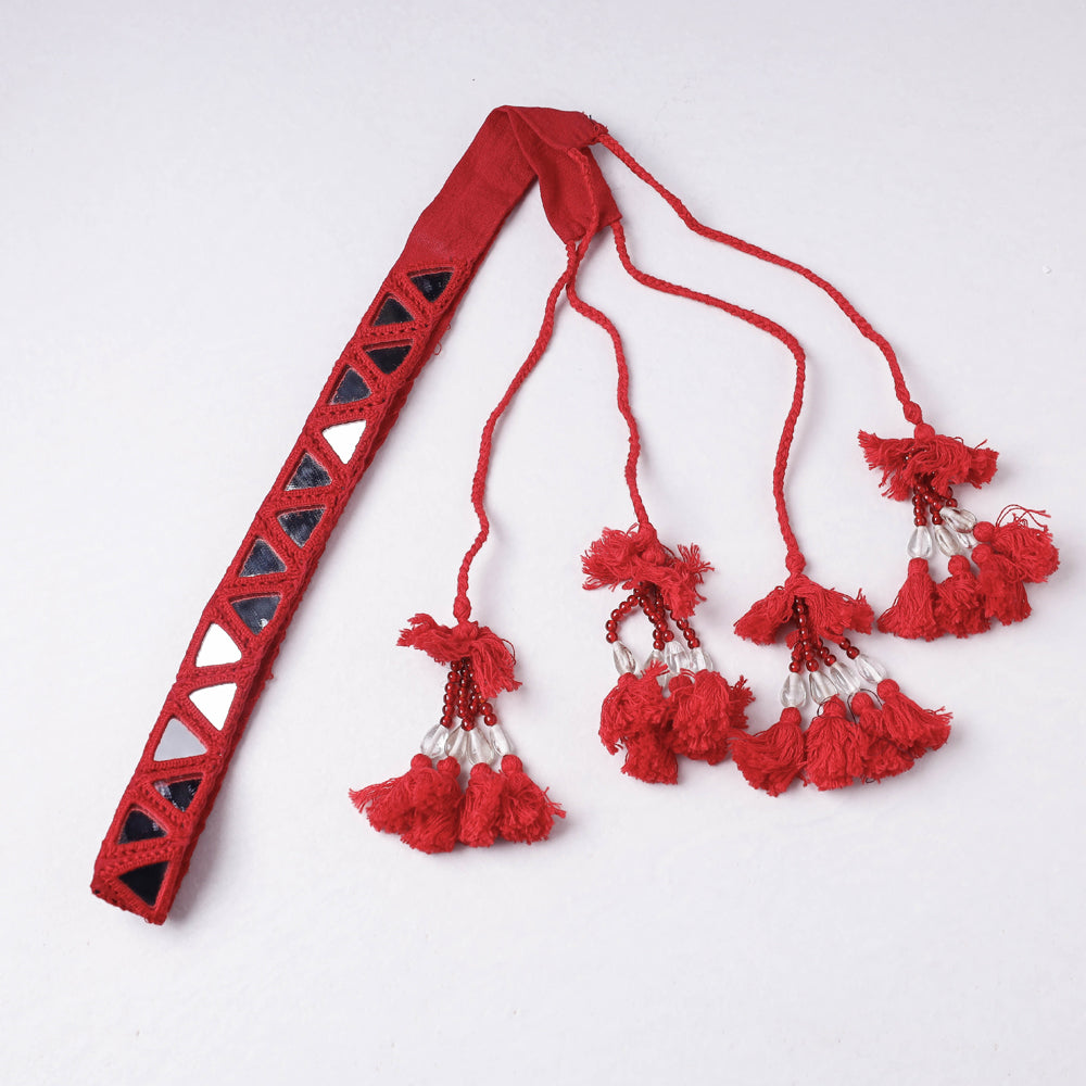  Mirror Work Kutch Embroidery Dori Waist Belt / Kamarbandh 