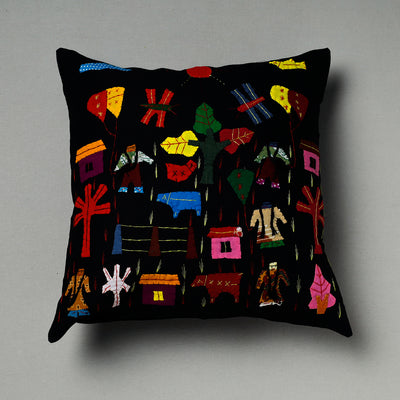 Applique Work Cushion Cover